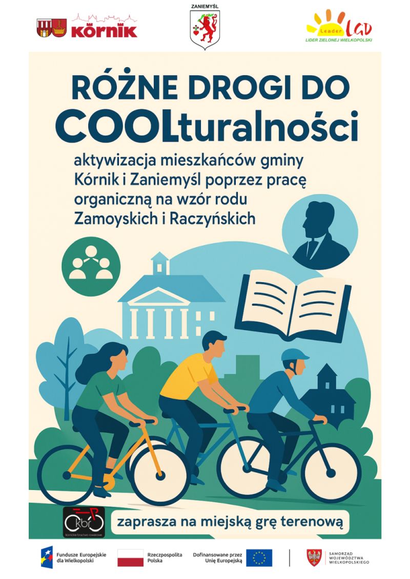 plakat na rajd rowerowy - Zaniemyśl