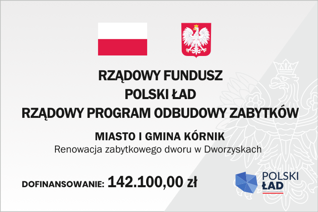 Renowacja zabytkowego dworu w Dworzyskach