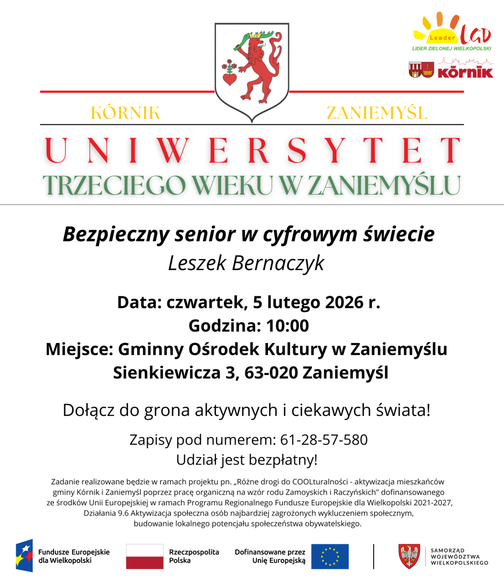 zaproszenie na utw w lutym